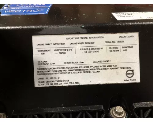 VOLVO D13M Engine Assembly