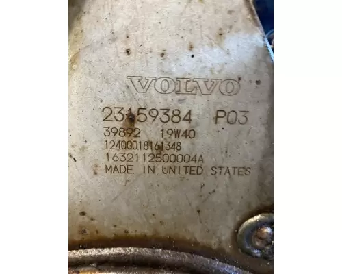 VOLVO D13N DPF (Diesel Particulate Filter)