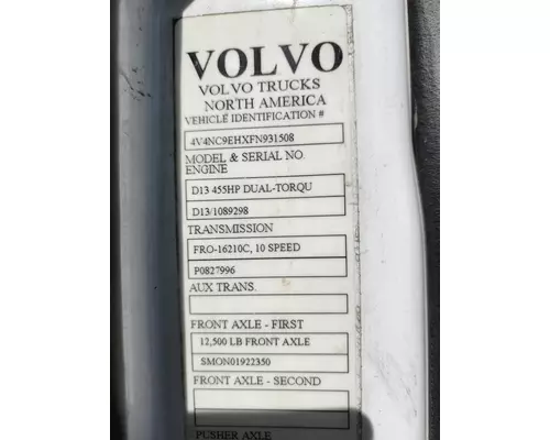 VOLVO D13 DPF (Diesel Particulate Filter)