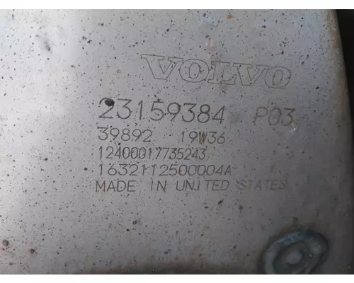 VOLVO D13 DPF ASSEMBLY (DIESEL PARTICULATE FILTER)