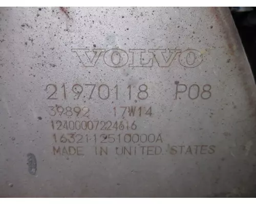 VOLVO D13 DPF ASSEMBLY (DIESEL PARTICULATE FILTER)