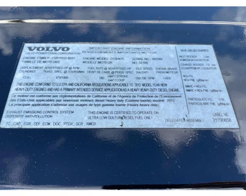 VOLVO D13 Engine Assembly