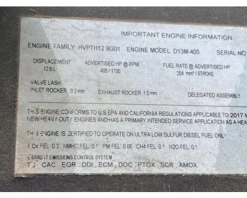 VOLVO D13 Engine Assembly