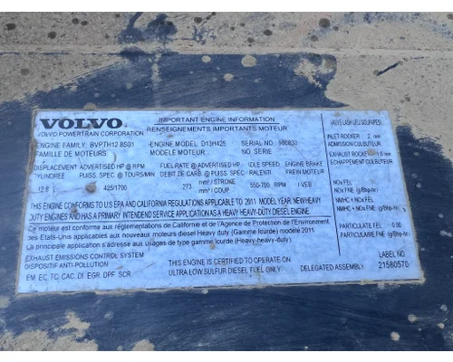 VOLVO D13 Engine Assembly