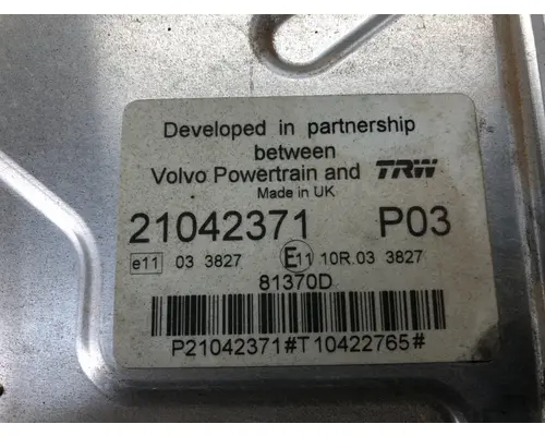 VOLVO D13 Engine Control Module (ECM) OEM# 21042371 in Spencer, IA ...