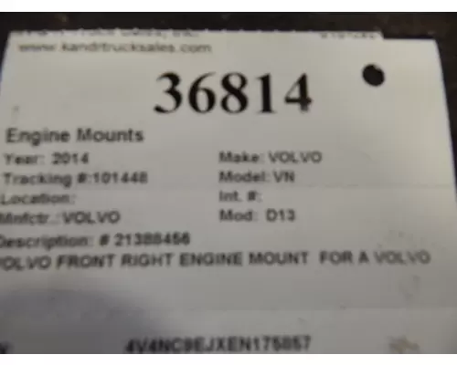 VOLVO D13 Engine Mounts