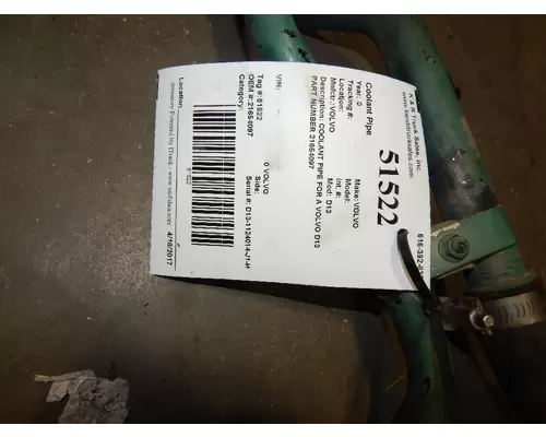 VOLVO D13 HOSE  TUBE