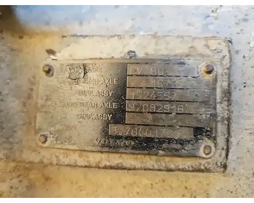 VOLVO EV80 Rear Rears (Tandem Rear or Single)