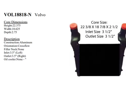 VOLVO Expeditor WX Charge Air Cooler (ATAAC)