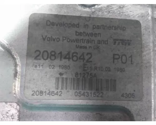 VOLVO VED12 BELOW 400 HP ENGINE CONTROL MODULE (ECM)