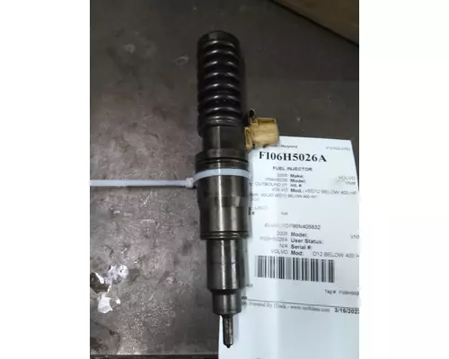 VOLVO VED12 BELOW 400 HP FUEL INJECTOR