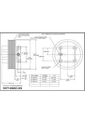 VOLVO VED12-Kysor_1077-09261-02 Fan Clutch