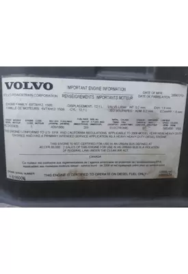 VOLVO VED12D (EGR) EPA 04 ENGINE ASSEMBLY