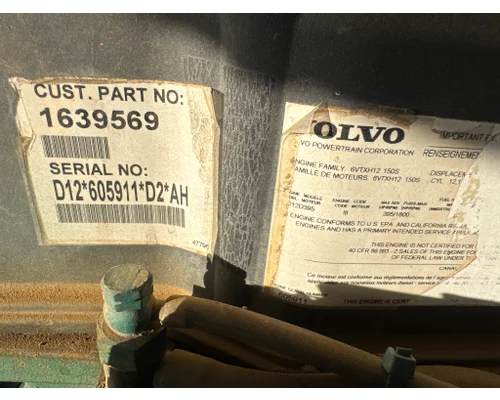 VOLVO VED12 Engine Assembly