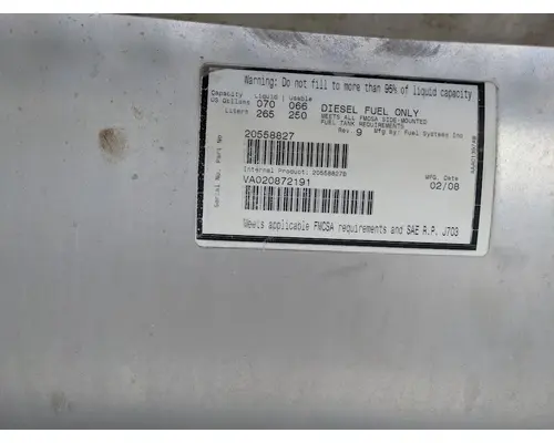 VOLVO VHD Fuel Tank