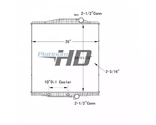 VOLVO VHD RADIATOR ASSEMBLY