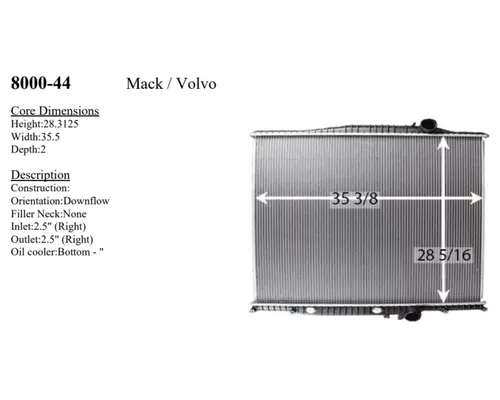 VOLVO VHD Radiator