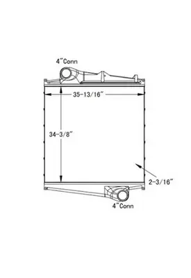 VOLVO VN Series Charge Air Cooler (ATAAC)