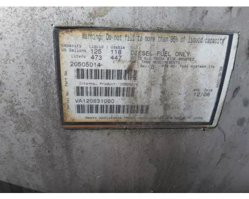 VOLVO VNL 1998-2003 FUEL TANK