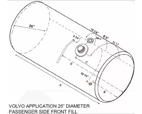 VOLVO VNL 2003-OLDER FUEL TANK