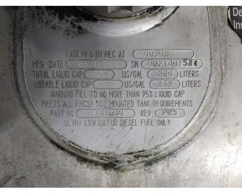 VOLVO VNL 2004-2018 FUEL TANK