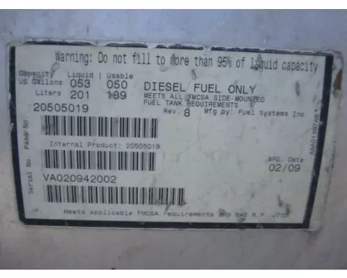 VOLVO VNL 2004-2018 FUEL TANK