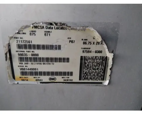 VOLVO VNL 2004-2018 FUEL TANK