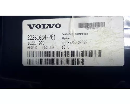 VOLVO VNL_22261634-P01 Instrument Cluster