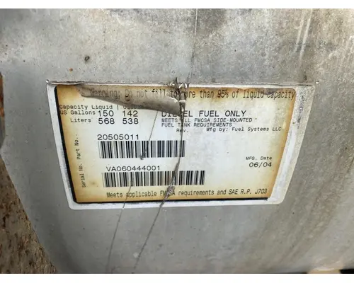 VOLVO VNL Gen 2 Fuel Tank