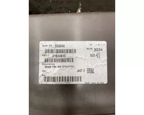 VOLVO VNL Gen 2 Interior Trim Panel