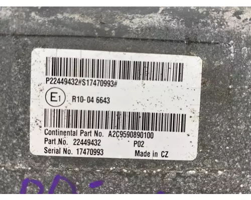 VOLVO VNL Gen 3 ECM (EGR Maintenance Reminder)