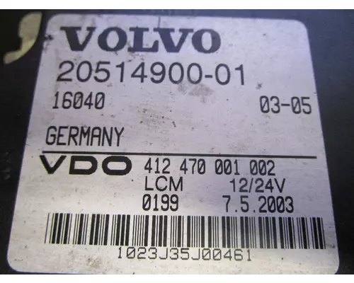 VOLVO VNL-Light CU_20514900-01 Electronic Parts, Misc.