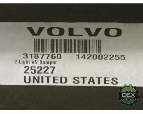 VOLVO VNL version 1 Bumper Assembly, Front