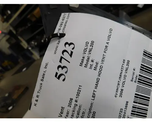 VOLVO VNL200 Dash  Console Switch