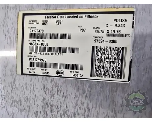 VOLVO VNL300 Fuel Tank