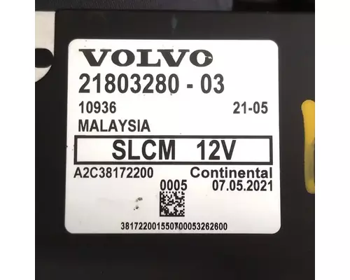 VOLVO VNL630 DashConsole Switch