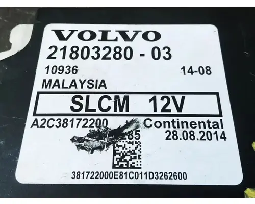 VOLVO VNL670 DashConsole Switch