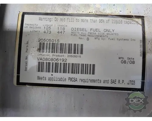 VOLVO VNL670 Fuel Tank