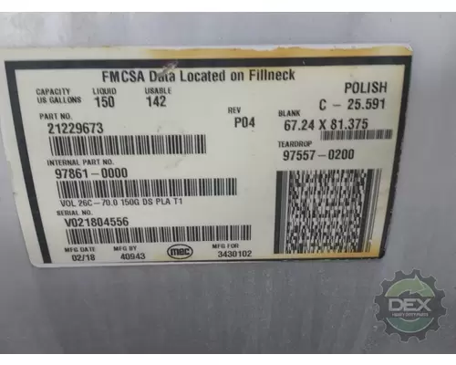 VOLVO VNL740 Fuel Tank