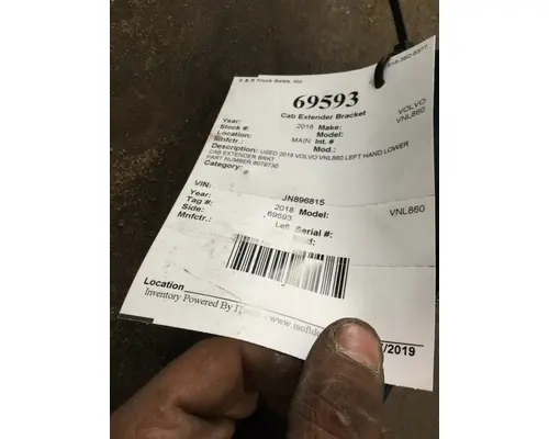 VOLVO VNL860 Brackets, Misc.