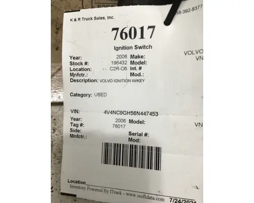 VOLVO VNL860 Engine  Power Switches