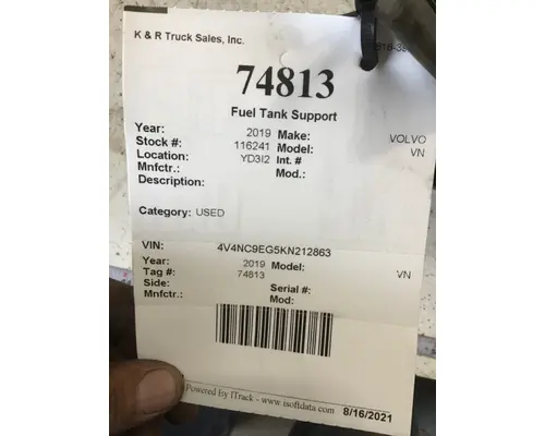 VOLVO VNL860 Fuel Tank StrapHanger