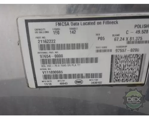 VOLVO VNL860 Fuel Tank