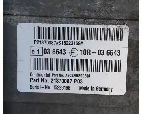 VOLVO VNL ACM Aftertreatment Control Module