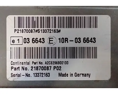 VOLVO VNL ACM Aftertreatment Control Module