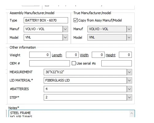 VOLVO VNL BATTERY BOX