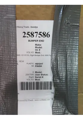 VOLVO VNL BUMPER END