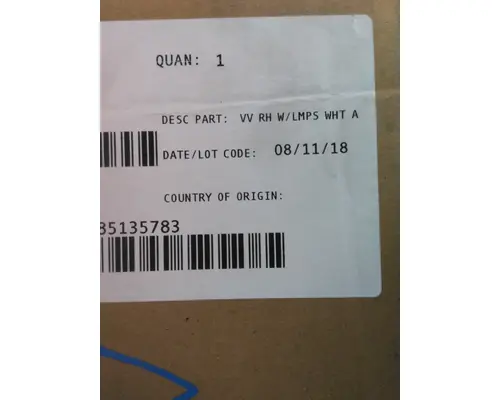 VOLVO VNL BUMPER END