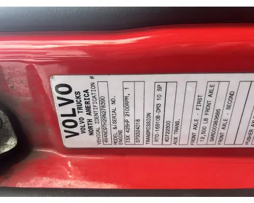 VOLVO VNL Brackets, Misc.