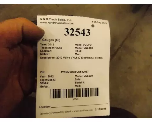 VOLVO VNL Brake Parts, Misc. Front